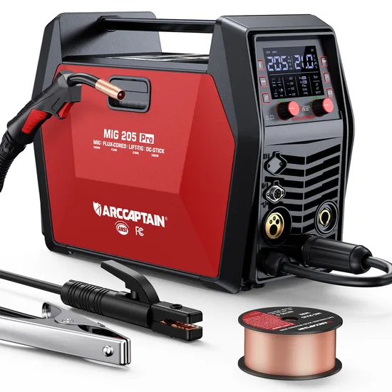 High Efficient MIG205PRO Welding Machine Gas Welder MIG Welding Machine Spot Welding Anti