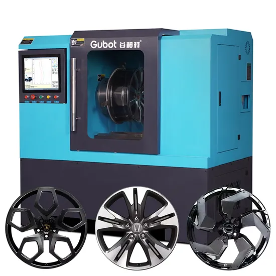 Horizontal Aluminum Alloy Wheel Repair CNC Lathe China Diamond Cut Alloy Wheel Repair Equipment 