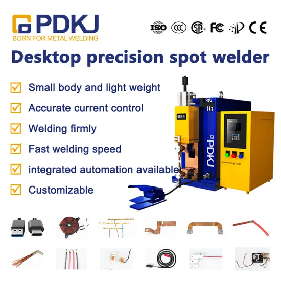 Professional Resistance Spot Welder Desktop Spot Welder Spot Welder for Battery Aluminum Copper Galvanized Stainless Steel Carbon 